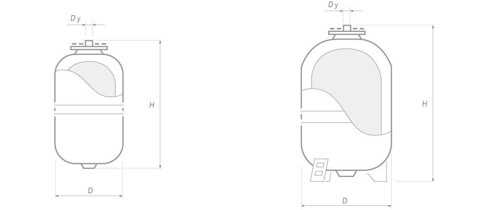 Расширительный бак на 80 литров для электрокотлов